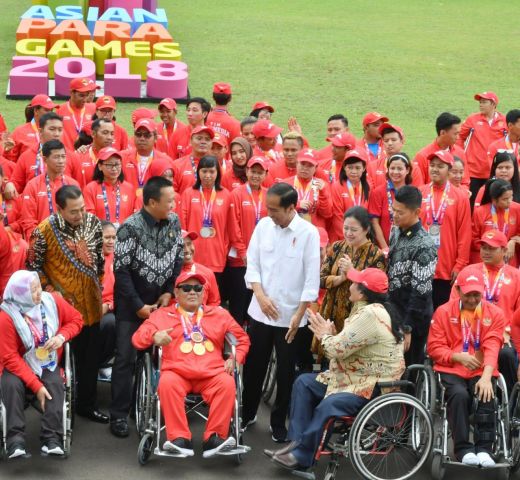 Presiden Berikan Bonus dan Silaturahmi dengan Atlet di Istana Bogor