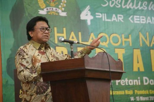 Harlah GP Ansor ke-83, Oesman Sapta: Mana Bisa Petani Makmur Kalau Tidak Dibantu