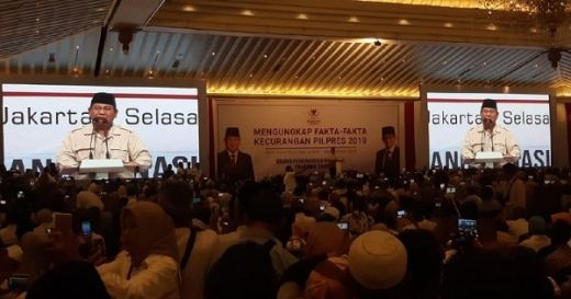 Prabowo: Saya Menolak Penghitungan Pemilihan yang Curang