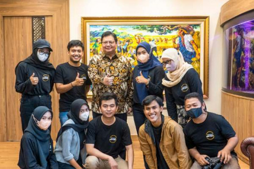 Terima Komunitas Teman MotreT, Menko Airlangga: Pemerintah Berkomitmen Dukung Penyandang Disabilitas Terus Produktif dan Berkreasi