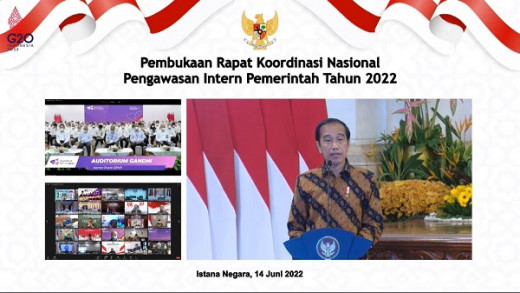 Dibuka Presiden Jokowi, Kemenpora Ikuti Rakornas Pengawasan Intern Pemerintah Tahun 2022