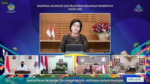 Menpora Amali Hadiri Rakernas Akuntansi dan Pelaporan Keuangan Pemerintah Tahun 2021