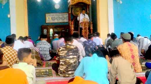 Pilkada Kampar: Muhammad Amin Ajak Warga Desa Kubang Jaya Bekerja Keras karena Ibadah