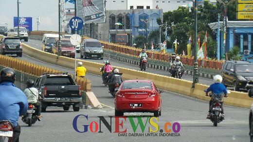 Pekan Depan, Roda Dua juga akan Dilarang Lewat <i>Flyover</i> Simpang Jalan Sudirman-Tuanku Tambusai Pekanbaru