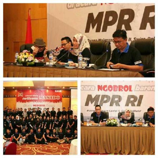 MPR RI Ngobrol Bareng dengan Netizen di Manado