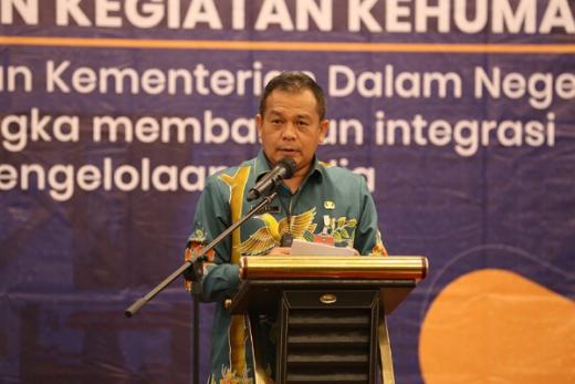 Sekjen Kemendagri Dorong Penguatan Peran Publikasi Puspen