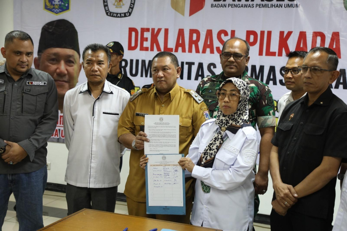 Forum Lintas Ormas Jakarta Utara Deklarasikan Pilkada Damai