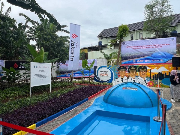 Bank Jakarta Dukung Program Sanitasi Ramah Lingkungan Melalui Peresmian Instalasi Biodigester Komunal