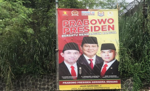 Jelang HUT ke-15, Gerindra Instruksikan Kader Pasang Spanduk Prabowo Presiden 2024