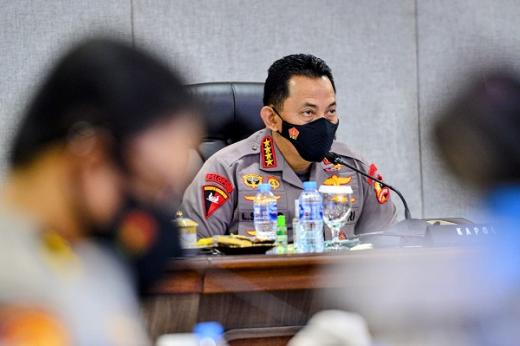 Arahan Kapolri ke Jajaran: Lakukan Evaluasi dan Tingkatkan Akselerasi Vaksinasi