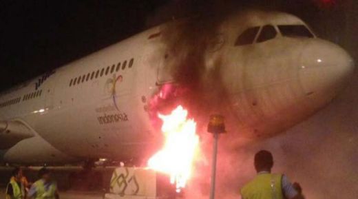 Genset Garuda Indonesia Terbakar di Terminal 3 Bandara Soekarno-Hatta