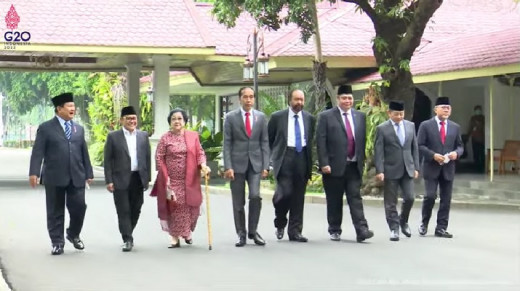 GoNews Presiden Jokowi dan para Ketum