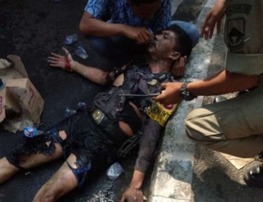 Ini Identitas Tiga Polisi yang Terbakar Hidup-hidup saat Amankan Aksi Unjuk Rasa di Cianjur