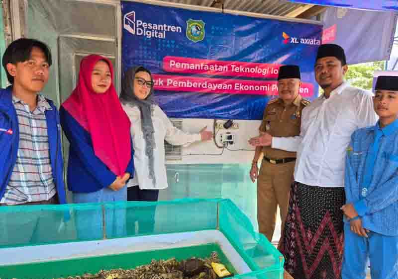 XL Axiata Terapkan Solusi IoT Budidaya Maggot di Pesantren Lampung