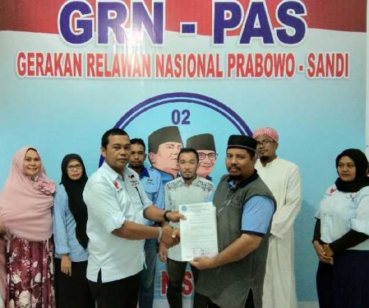 Dapat SK dari DPW, GRN PAS Kampar Kian Mantap Menangkan Prabowo-Sandi di Serambi Mekah