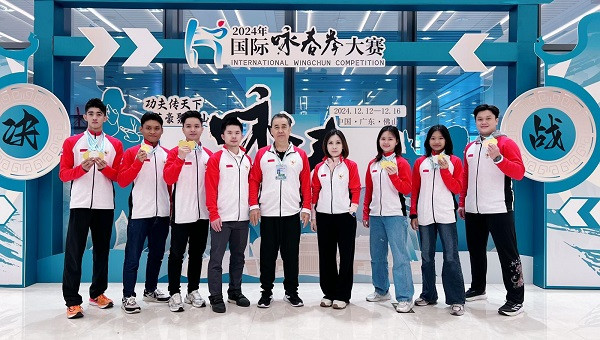 Indonesia Koleksi 15 Medali di Kompetisi Wing Chun Internasional 2024