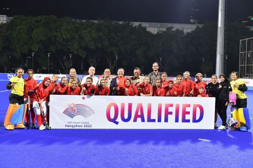 Giliran Timnas Hoki Putri Indonesia Raih Tiket ke Asian Games 2022 Hangzhou