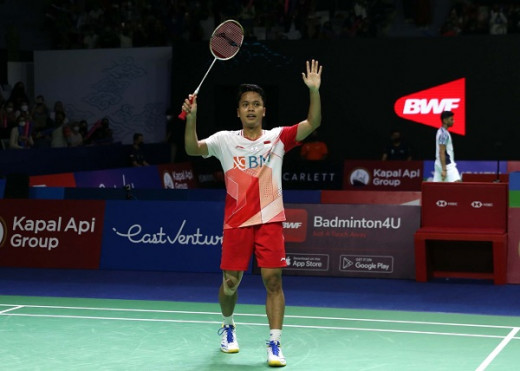 Kalahkan Wakil Denmark, Ginting: Bermain Sabar dalam Menyerang