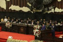Jokowi Sampaikan Pidatonya di Sidang Tahunan MPR RI