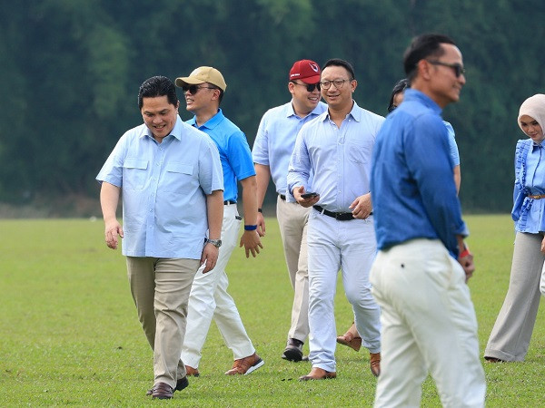 Menpra Erick dan Aryo Lihat Timnas Berkuda Polo Indonesia Lawan Korsel
