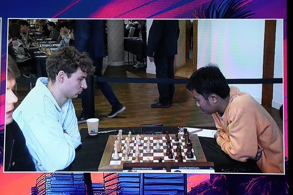 Adit Ditahan Remis Pecatur Jerman di Sunway Sitges Chess Festival 2024