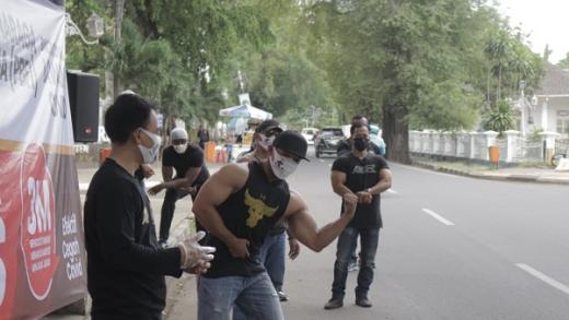 PBFI Kota Serang Budayakan Penggunaan Masker