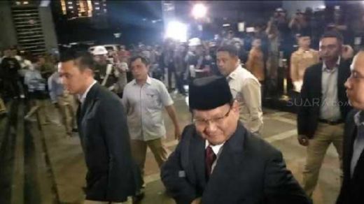 Diiringi Gema Salawat dari Pendukungnya, Prabowo Berangkat ke Lokasi Debat