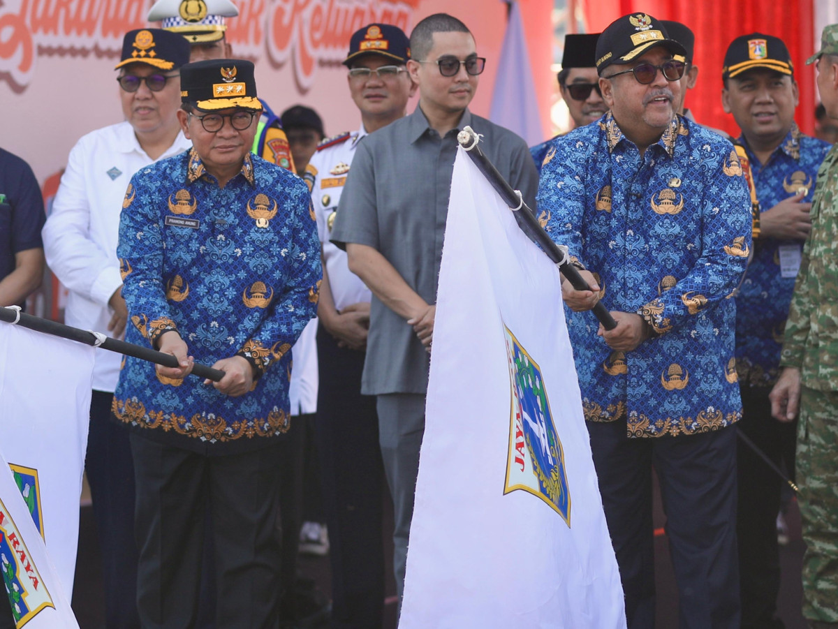 Pemprov DKI Berangkatkan 33.902 Peserta Mudik Gratis 2026 dari Monas