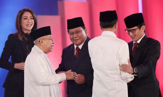 Exit Poll BPN: Prabowo-Sandi 55,4 Persen, Jokowi-Maruf 42,8 Persen