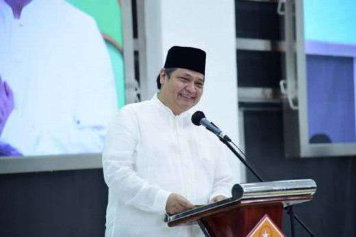 Santuni Anak Yatim Saat Ramadhan, Ketum Golkar Airlangga Didoakan Jadi Presiden 2024