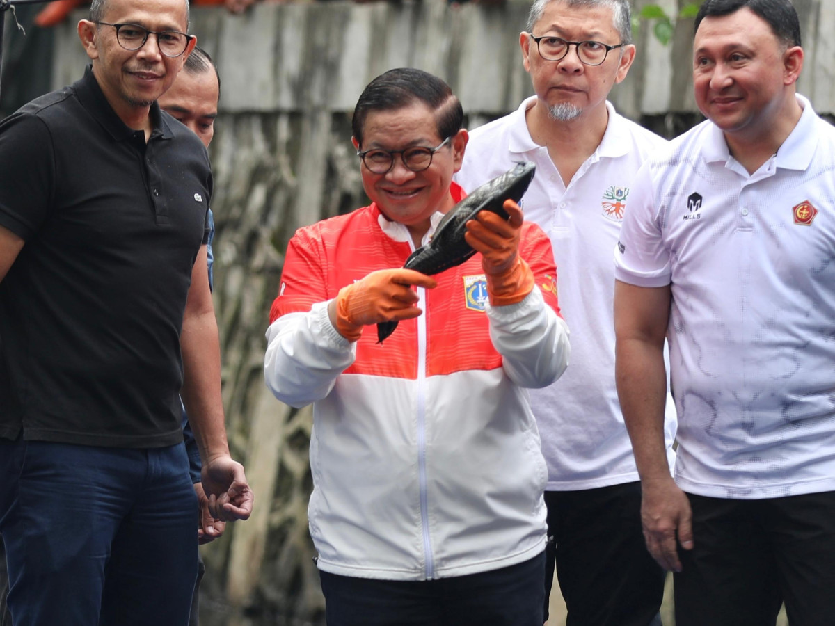 Pramono Pimpin Operasi Penangkapan Ikan Sapu-Sapu, Upaya Kendalikan Spesies Invasif di Sungai Jakarta