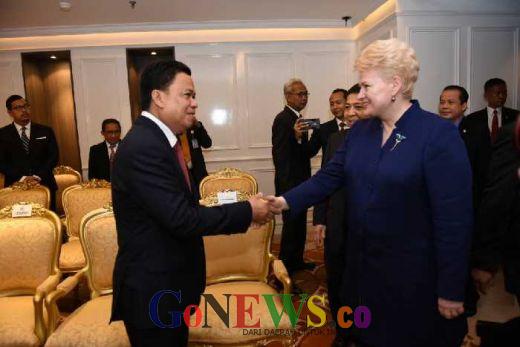 Presiden Lithunia Kunjungi DPR, Setya Novanto: Ini kunjungan Pertamannya, Mudah-mudahan Hubungan Bilateral Makin Kuat