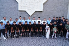 Timnas U-16 Indonesia Shalat Idul Adha dan Sumbang Hewan Kurban