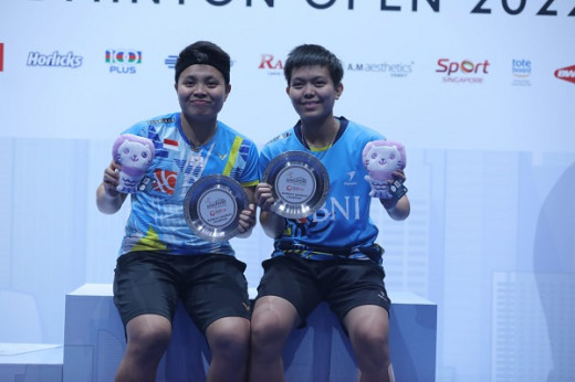 Penampilan Ngotot Bikin Apri/Fadia Raih Juara