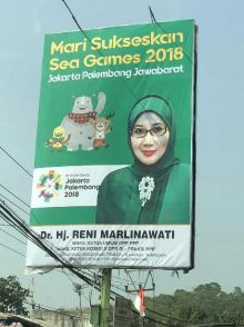 Kesalahan Penulisan Asian Games di Baliho Kembali Terulang, Kali Ini dari Politikus PPP