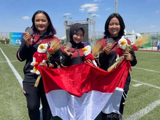 GoNews.co Beregu Recurve Putri meraih pe