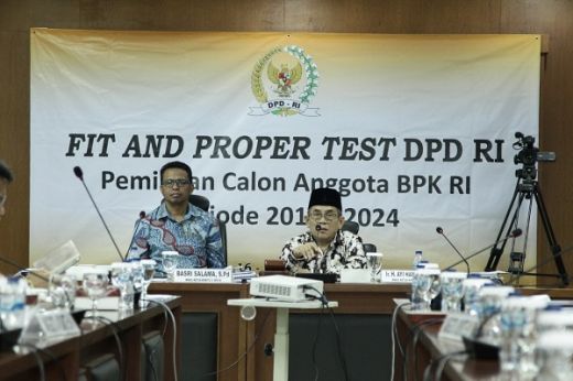 Komite IV DPD RI Segera Putuskan Hasil Fit and Proper Test Calon Anggota BPK RI Rabu Besok