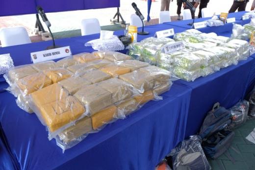 Polda Riau Amankan 117 Kg Sabu dan 1.000 Pil Ekstasi dari 7 Jaringan Narkoba Asal Malaysia