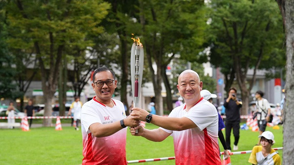 CdM Todotua Pasaribu Bahagia Wakili Indonesia di Torch Relay