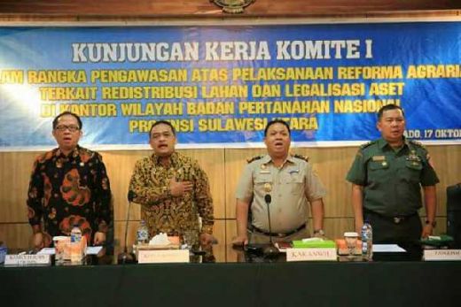 Kunker ke BPN Sulut, Komite 1 DPD RI Tegaskan Jangan Main-main dengan Tanah Rakyat
