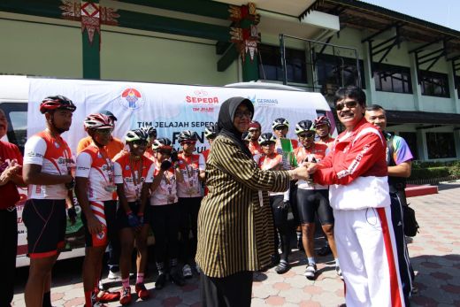 Tim Jelajah Sepeda Nusantara Berakhir di Yogyakarta