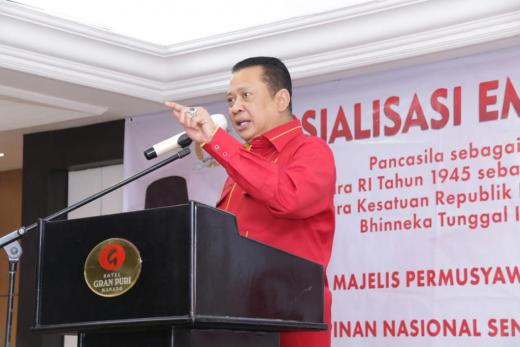 Sosialisasi 4 Pilar Bareng Soksi Sulut, Ketua MPR: Merawat Kebhinekaan Kunci Tetap Berdirinya NKRI