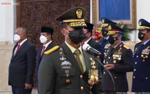 Dilantik Jokowi, Jenderal Andika Perkasa Resmi Jabat Panglima TNI