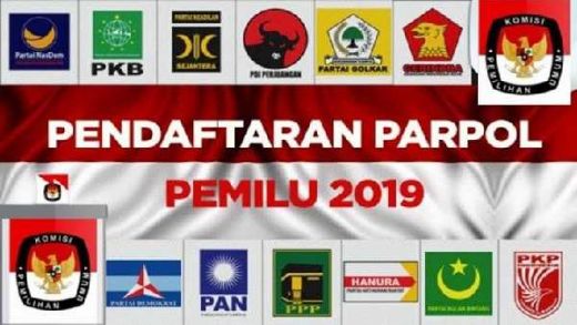 Menanti Gebrakan Empat Partai Baru, PSI, Berkarya, Garuda dan Perindo di Peserta Pemilu 2019