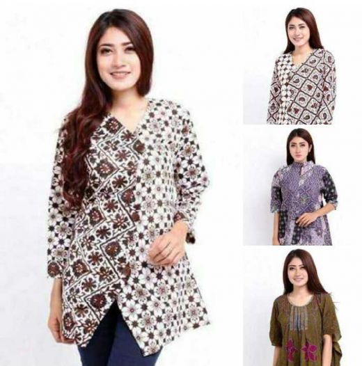 GoRiau Ini Dia Model Baju  Batik Wanita  Asli Indonesia  