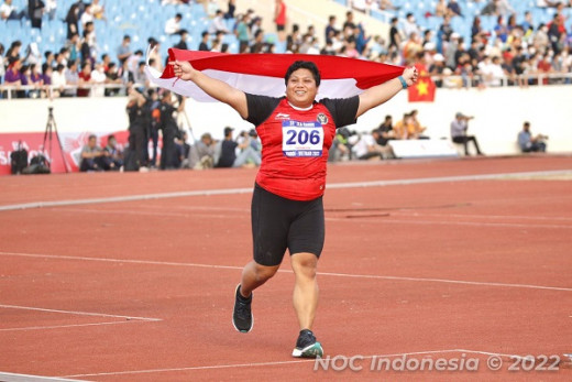 Eki Febri Menjadi Peraih Emas Pertama Atletik