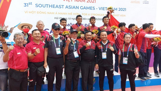 Timnas Canoeing Rebut 1 Emas, 2 Perak dan 1 Perunggu