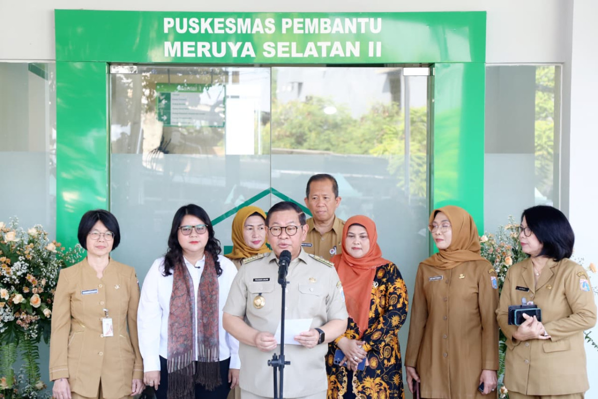 Pramono Resmikan Puskesmas Meruya Selatan II, Layani 100 Pasien per Hari