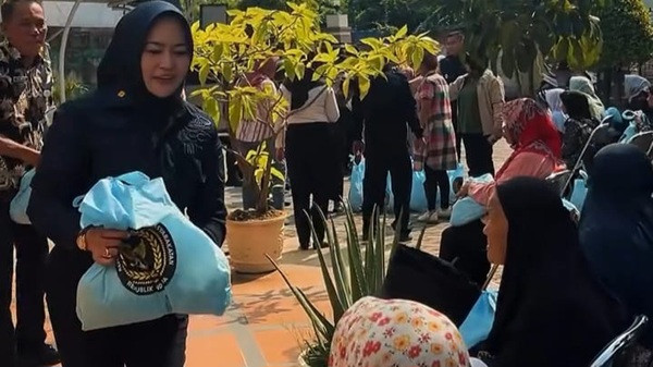 Wujud Nyata Lapas I Tangerang Kirim Bantuan 100 Sembako Warga Babakan