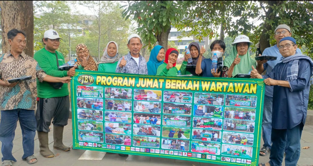 Jumat Berkah Wartawan Tebar Kepedulian di Bogor, Warga Harap Program Terus Berjalan